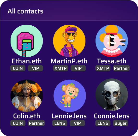 Contacts Features